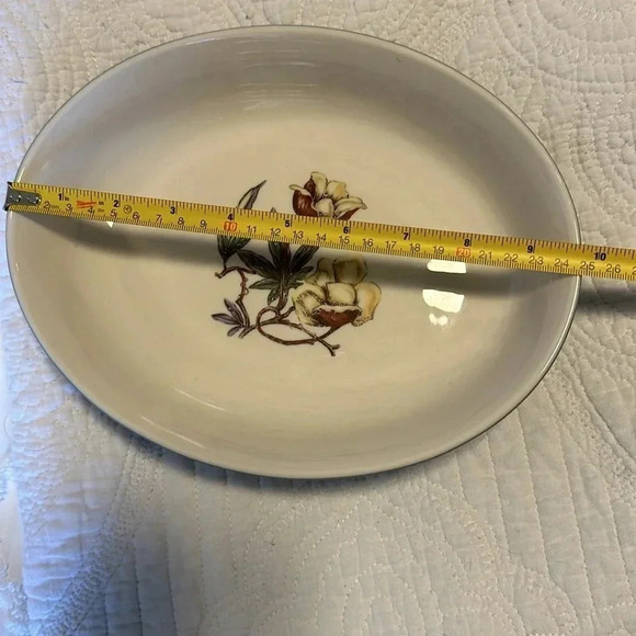 Flintridge china, made in California flowered dish. Free with bundle! - Picture 6 of 8